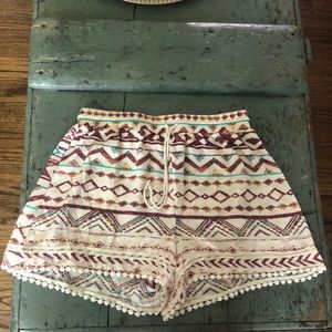 Soft Flowy Boho Shorts